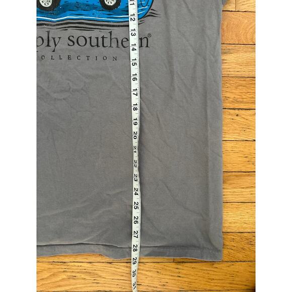 Simply Southern Women’s Long Sleeve T-Shirt XL Gray Life is an Adventure Jeep - Picture 7 of 8